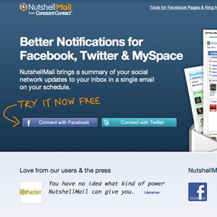 The freebie: NutshellMail