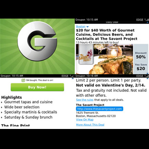 Groupon for BlackBerry