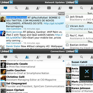 LinkedIn for BlackBerry