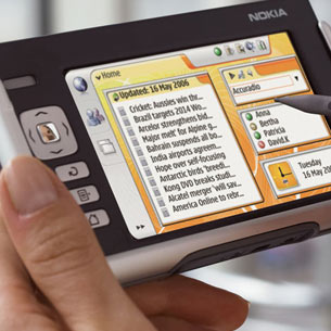 Nokia's N770 Internet tablet