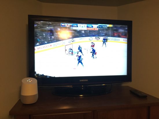 Google Home with TV