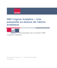 IBM Cognos Analytics ? Combler le fossé de l?analytique