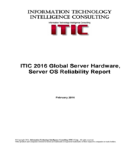 ITIC 2016 Global Server Hardware, Server OS Reliability Report