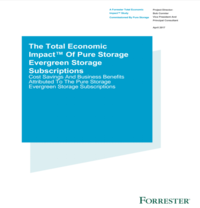 FORRESTER TOTAL ECONOMIC IMPACT? EVERGREEN STORAGE SUBSCRIPTIONS