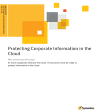 Protecting Corporate Information in the Cloud