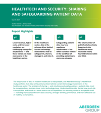HealthTech and Security: Sharing and Safeguarding Patient Data