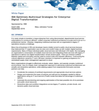IBM Optimizes Multicloud Strategies for Enterprise Digital Transformation
