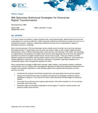 IBM Optimizes Multicloud Strategies for Enterprise Digital Transformation
